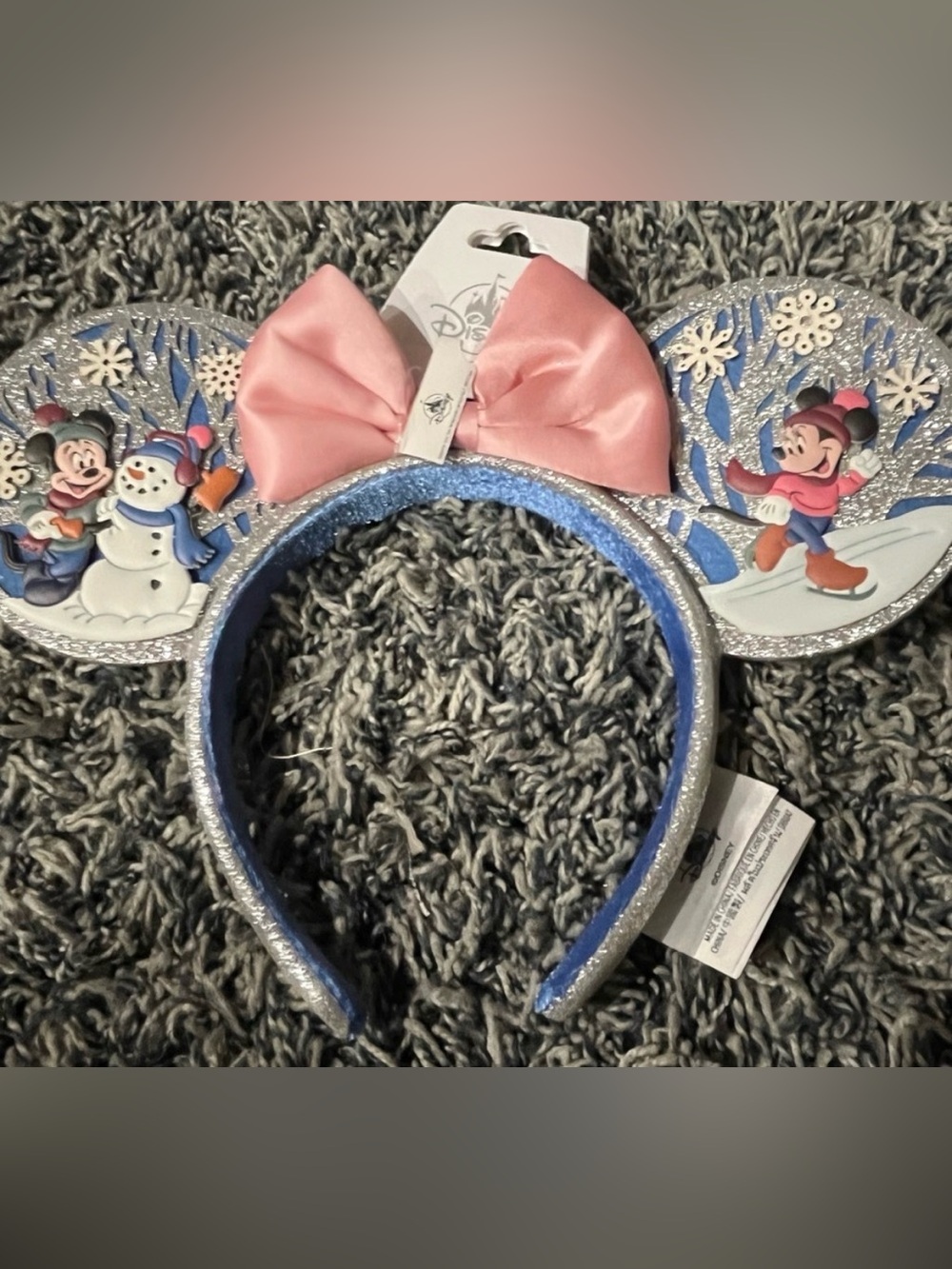 New With Tags 2023 Disney Winter Disney Parks  Mickey Ears .